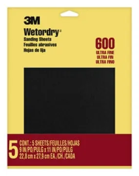 3M™ General Purpose Sanding Pad 918DC-NA, 4 1/2 in x 5 1/2 in x 3/16 in, Medium, 1/pk 24 pks/cs