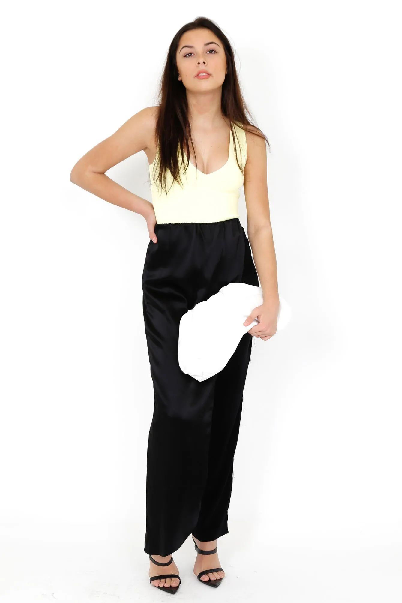 BAJA EAST | Skirt Pant - Satin Black