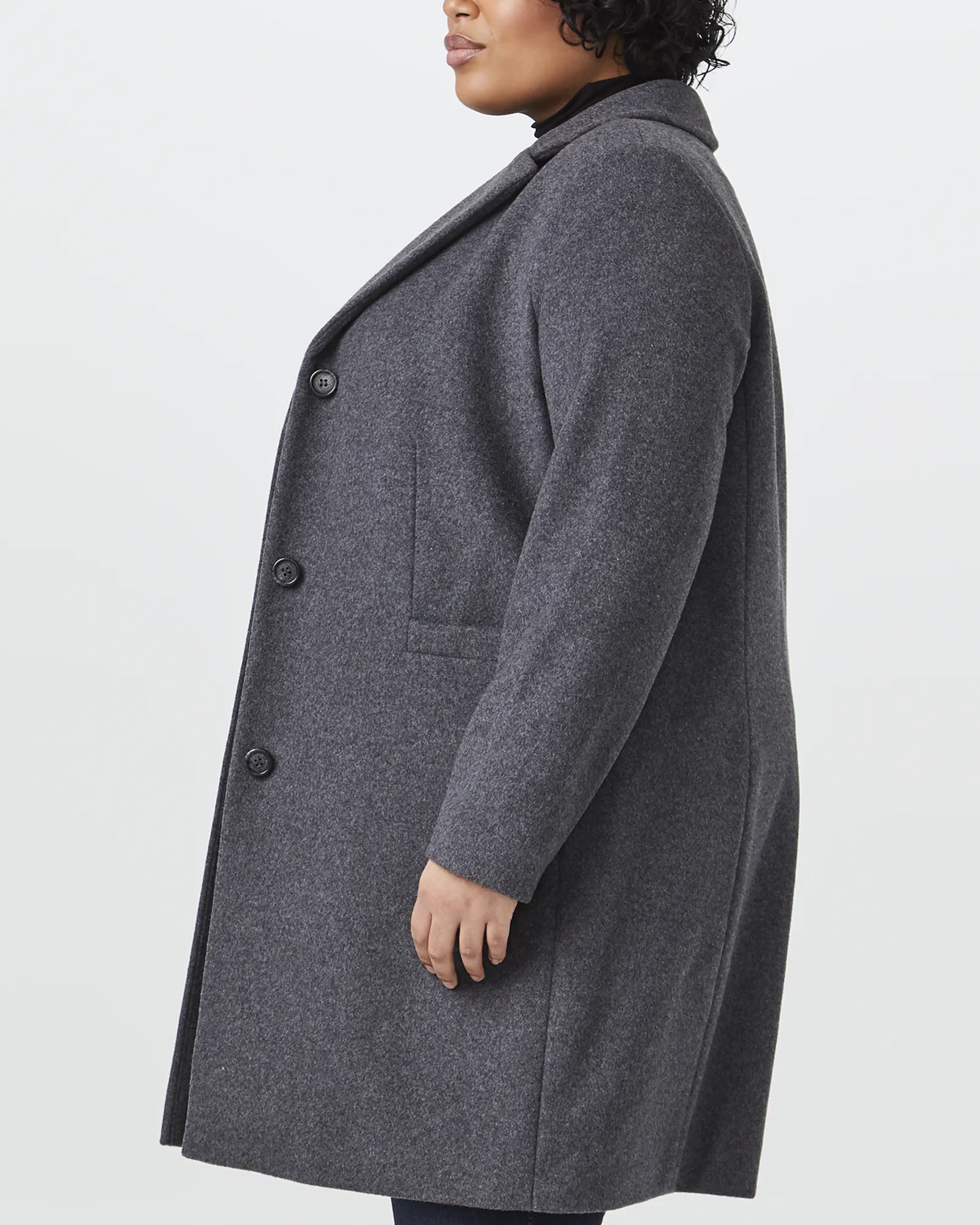 Beatrice Wool-Blend Jacket | Charcoal Grey