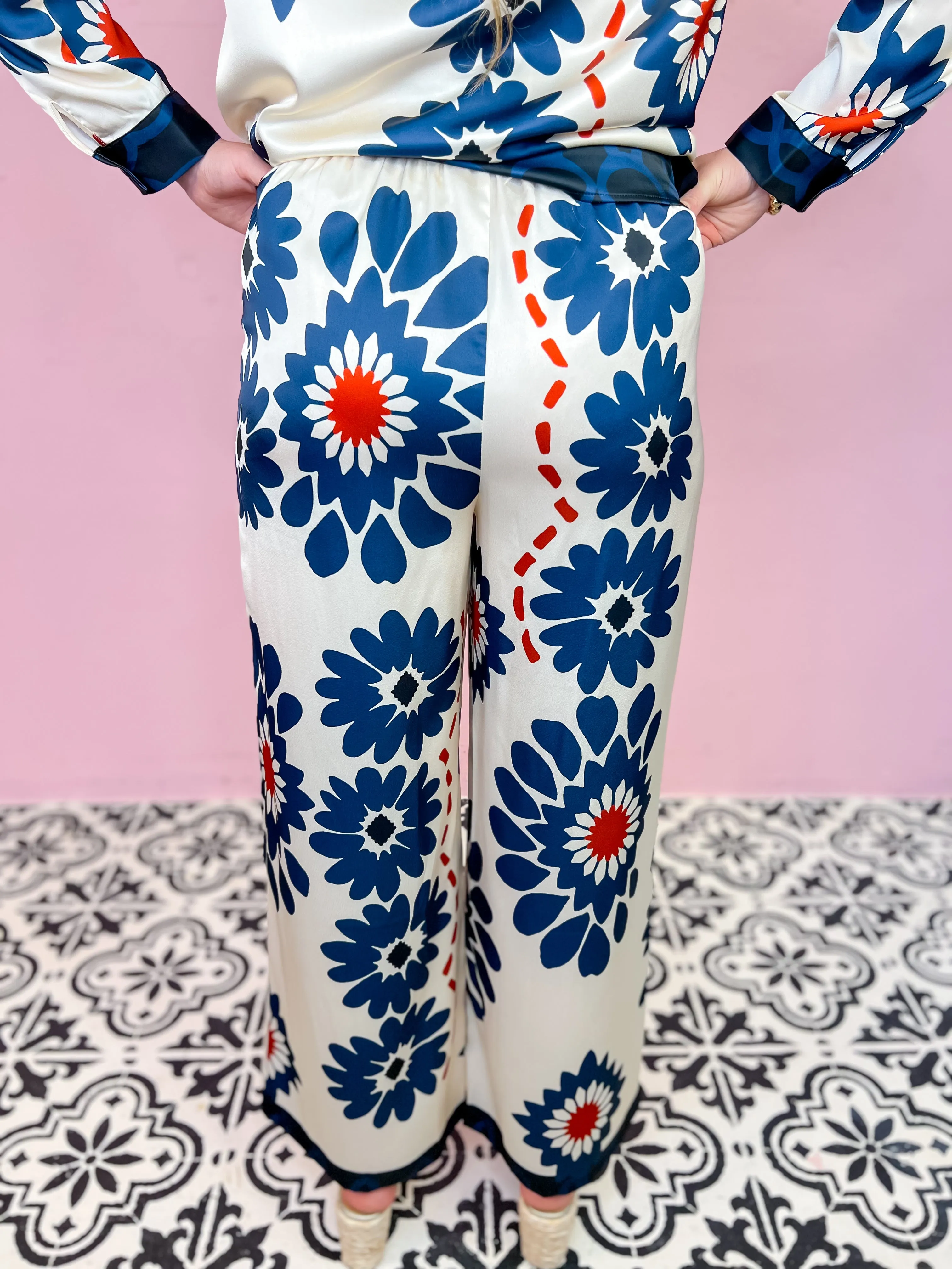 Boardwalk Chic Floral Pants