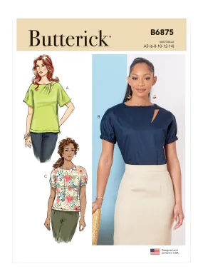 Butterick Pattern B6875 Misses' Tops