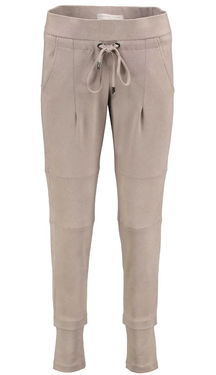 Candice Suede Pant - Tabak