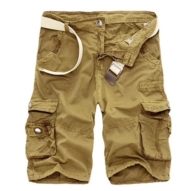 Cargo Shorts Men Cool Camouflage Summer Cotton Casual Short Pants Brand Clothing Comfortable Camo