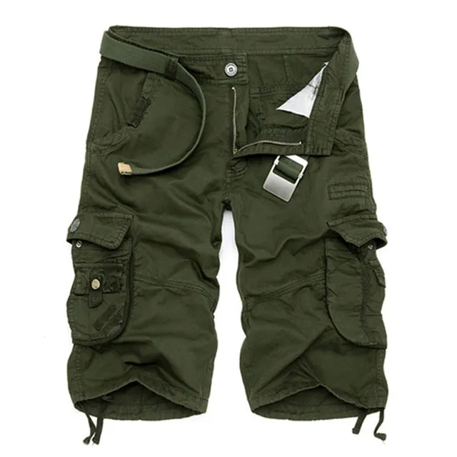 Cargo Shorts Men Cool Camouflage Summer Cotton Casual Short Pants Brand Clothing Comfortable Camo