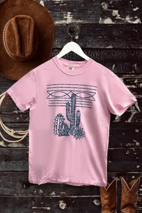 CC DTF TURQ CACTUS WESTERN - PINK