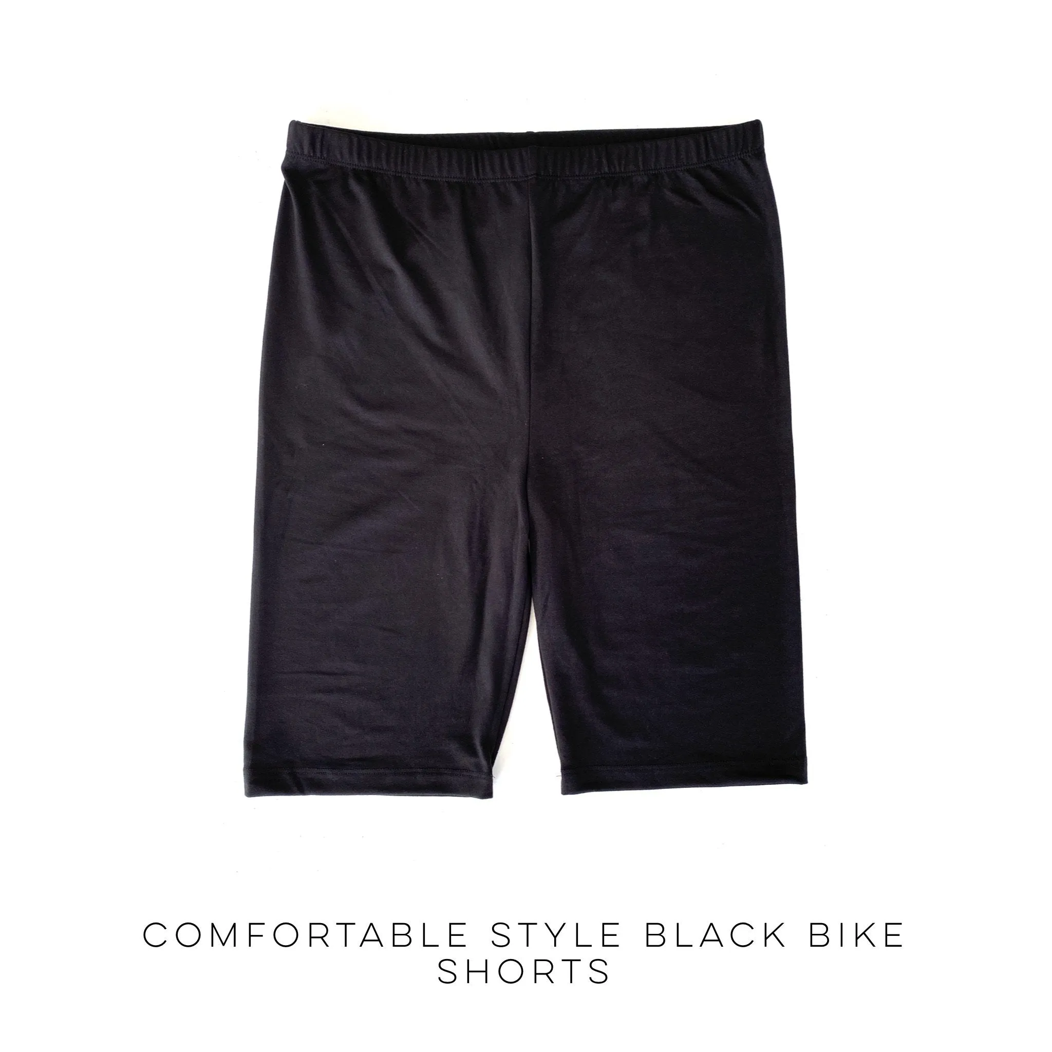 Comfortable Style Black Bike Shorts