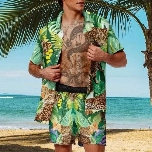 Comfortable vacay men beach short set - Sexikinis Swim