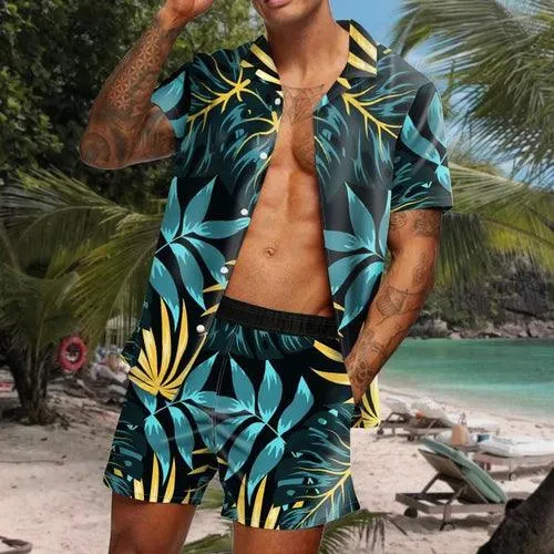 Comfortable vacay men beach short set - Sexikinis Swim