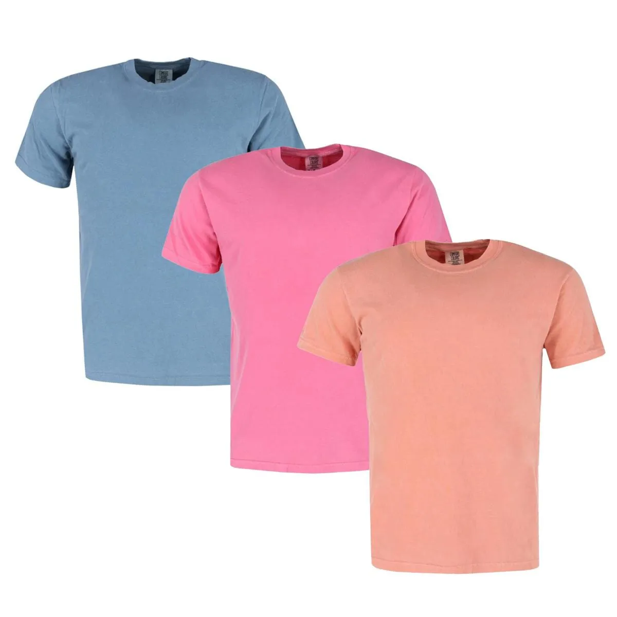 CTM® Men's Comfort Colors Dyed Short Sleeve T-Shirt (Set of 3)