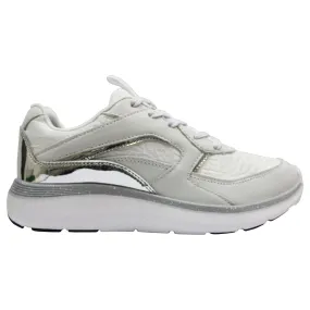 Delmar Adela Met Leather Textile Women's Low Top Trainers