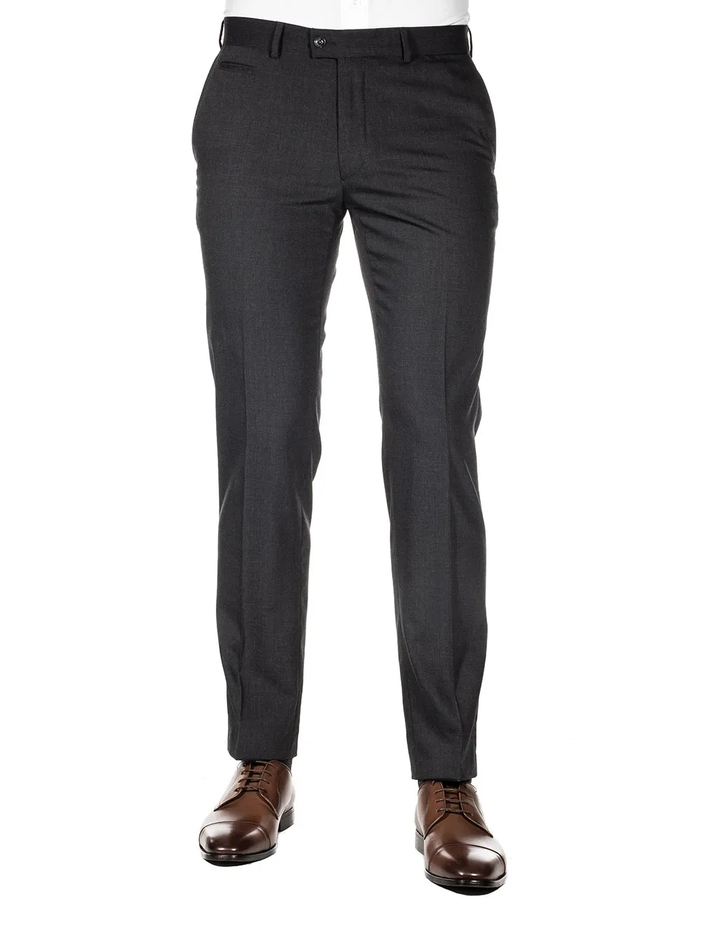 Enrico Wool Trouser Black/02