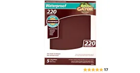 Gator waterproof sanding sheets 220 Grit