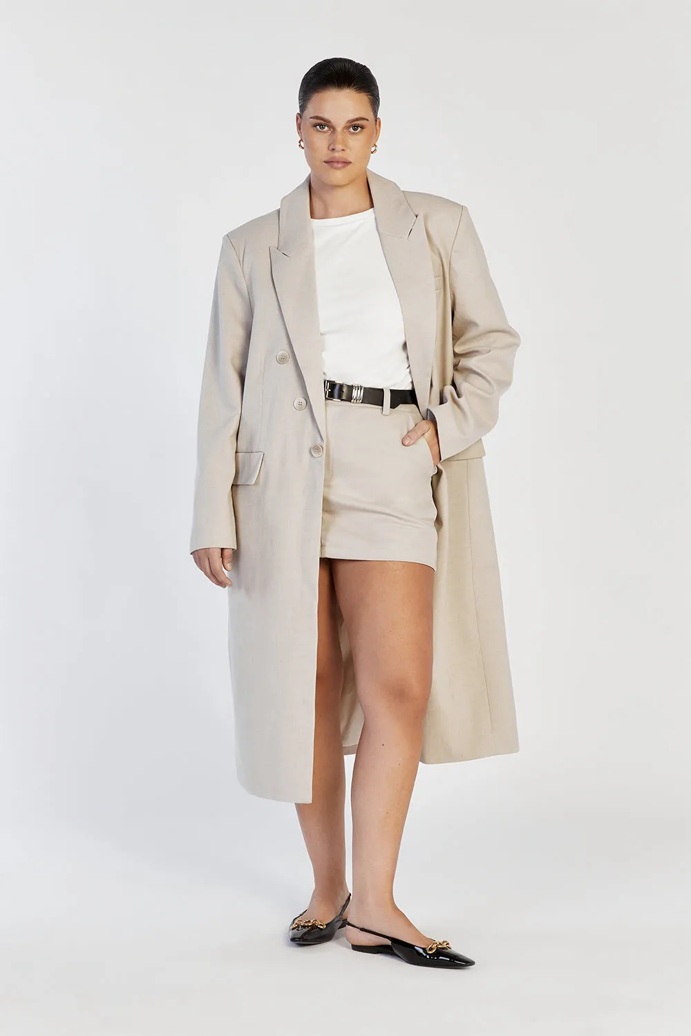 HARLEY STONE LONGLINE COAT