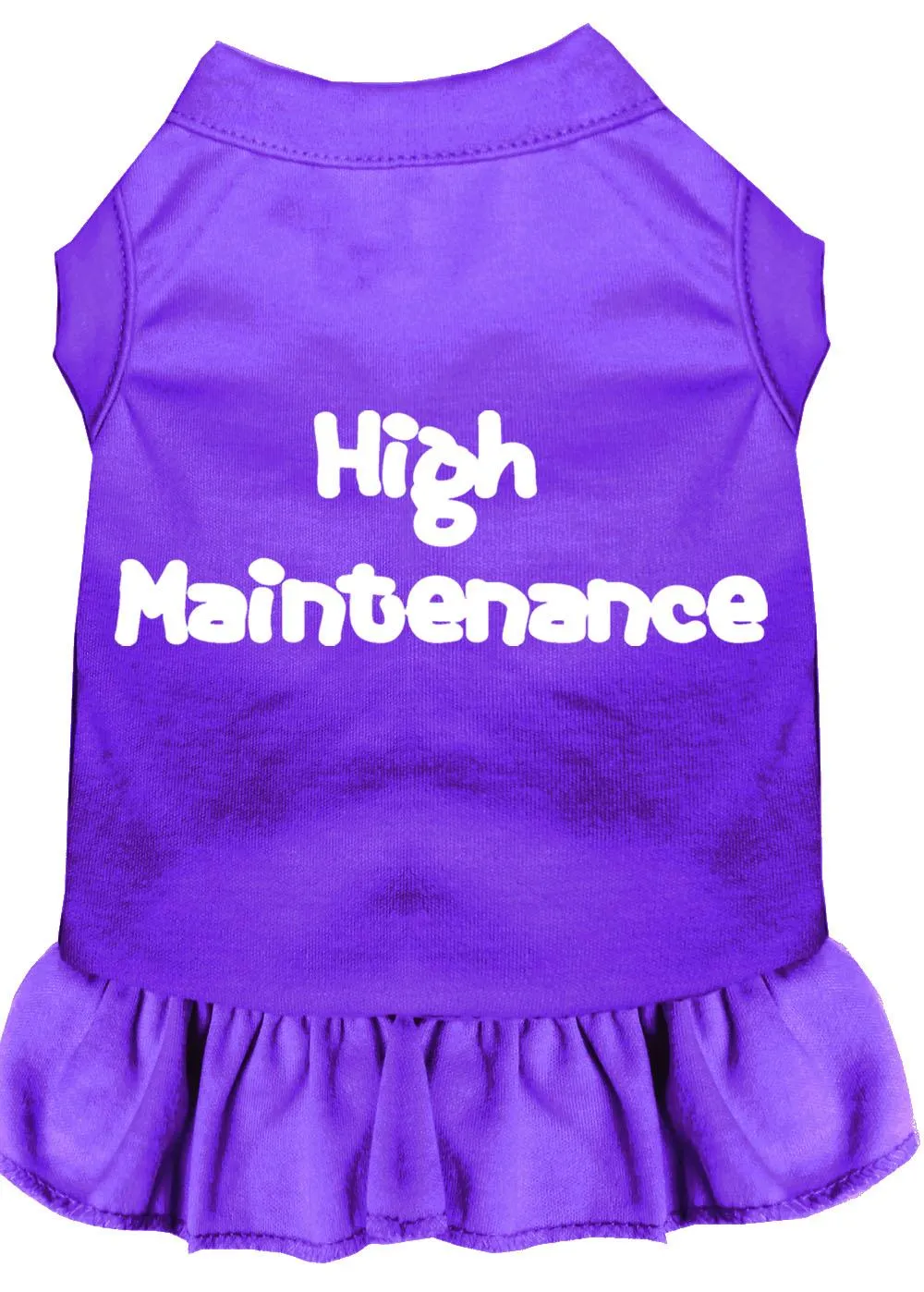 High Maintenance Screen Print Dress Purple Med (12)