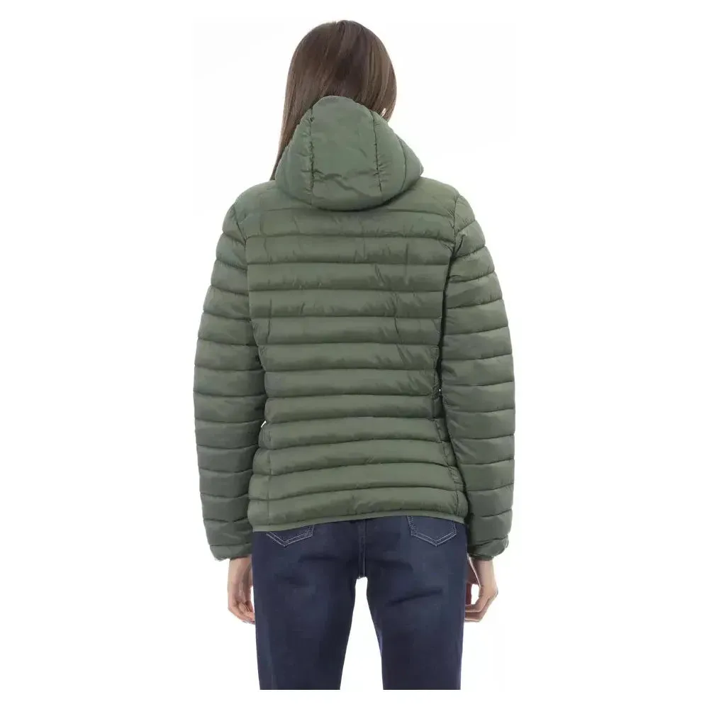 Invicta Green Nylon Women Jacket