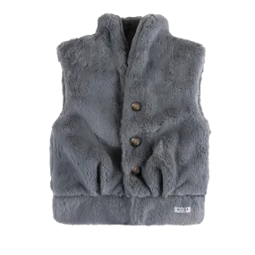 Juline Bodywarmer | Lava Grey Teddy