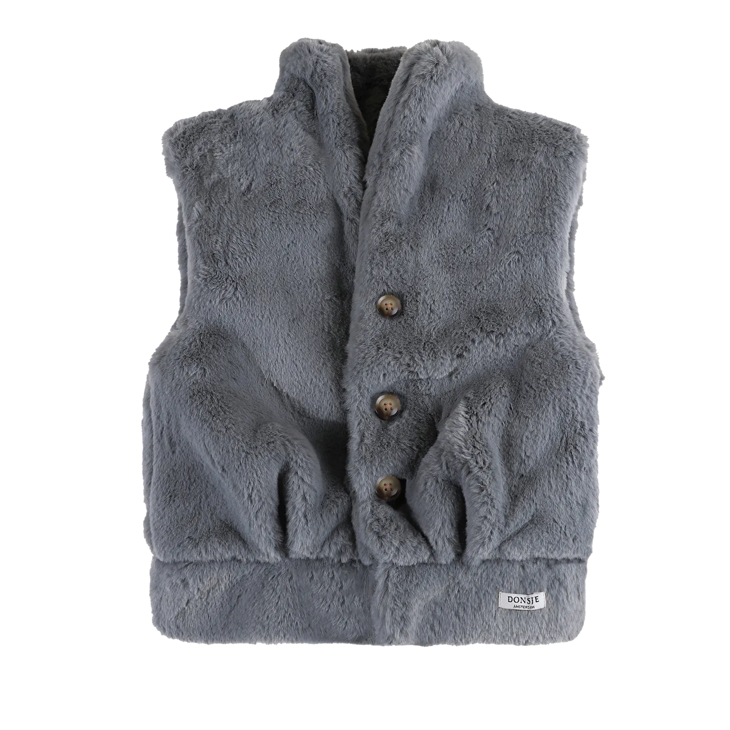 Juline Bodywarmer | Lava Grey Teddy