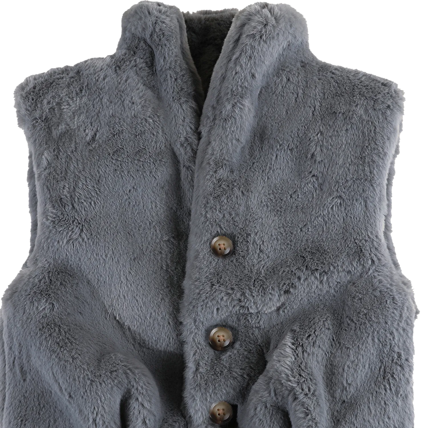 Juline Bodywarmer | Lava Grey Teddy