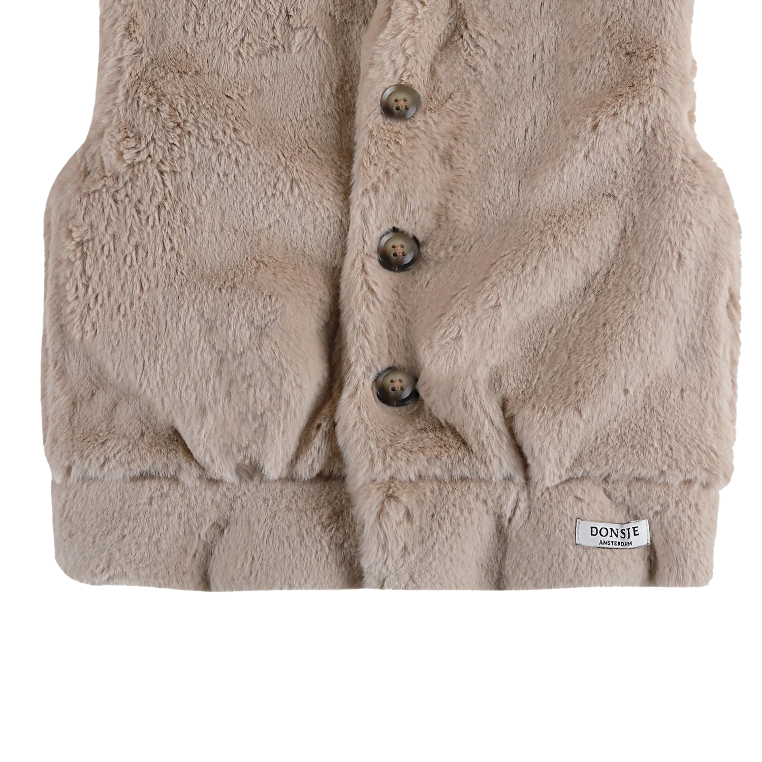 Juline Bodywarmer | Soft Sand Teddy