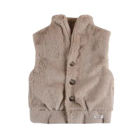 Juline Bodywarmer | Soft Sand Teddy