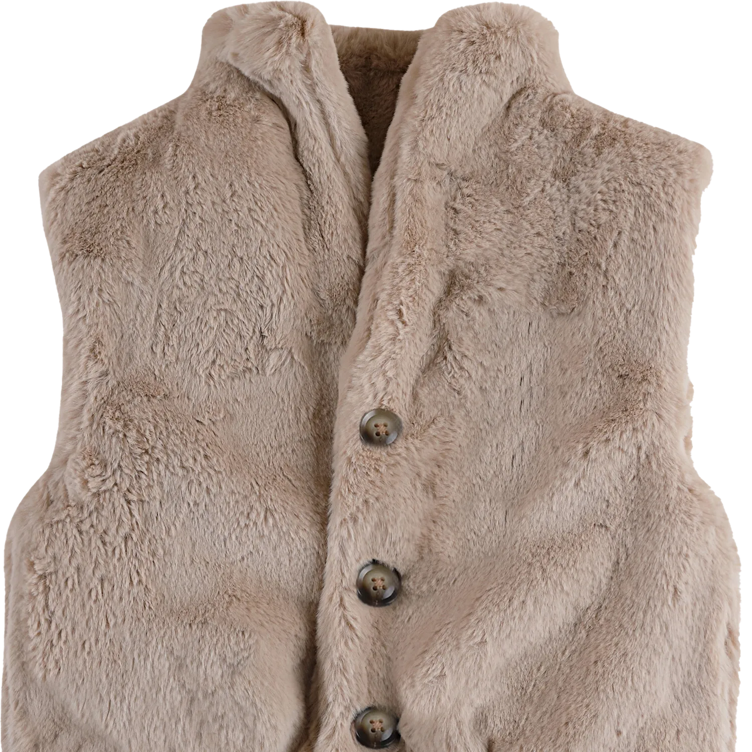 Juline Bodywarmer | Soft Sand Teddy