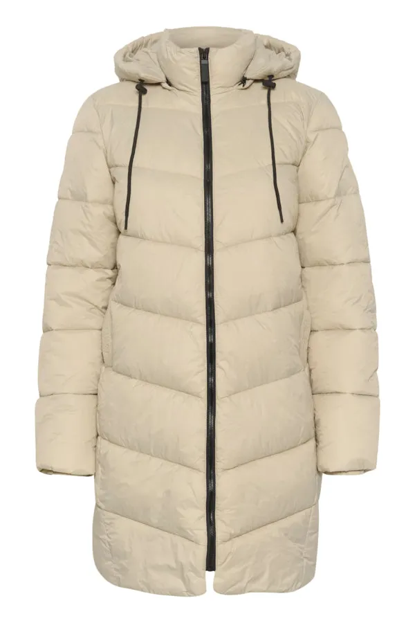 Kaffe Womens Susanne Coat Feather Grey