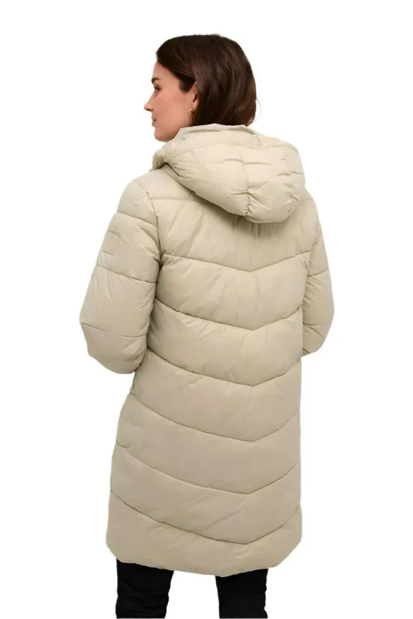 Kaffe Womens Susanne Coat Feather Grey