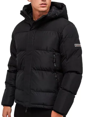 Kings Will Dream Mens Peyton Short Puffer Jacket Black