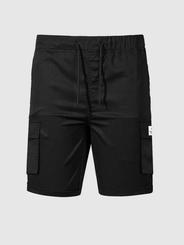 Men's Drawstring Loose Casual Cargo Shorts