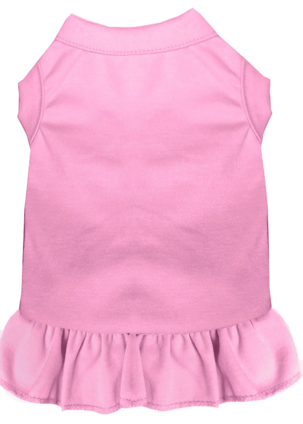 Plain Pet Dress Light Pink Lg (14)