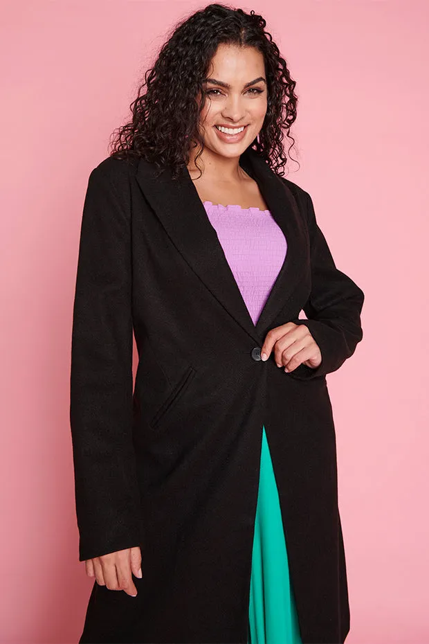 Reena Black Coat