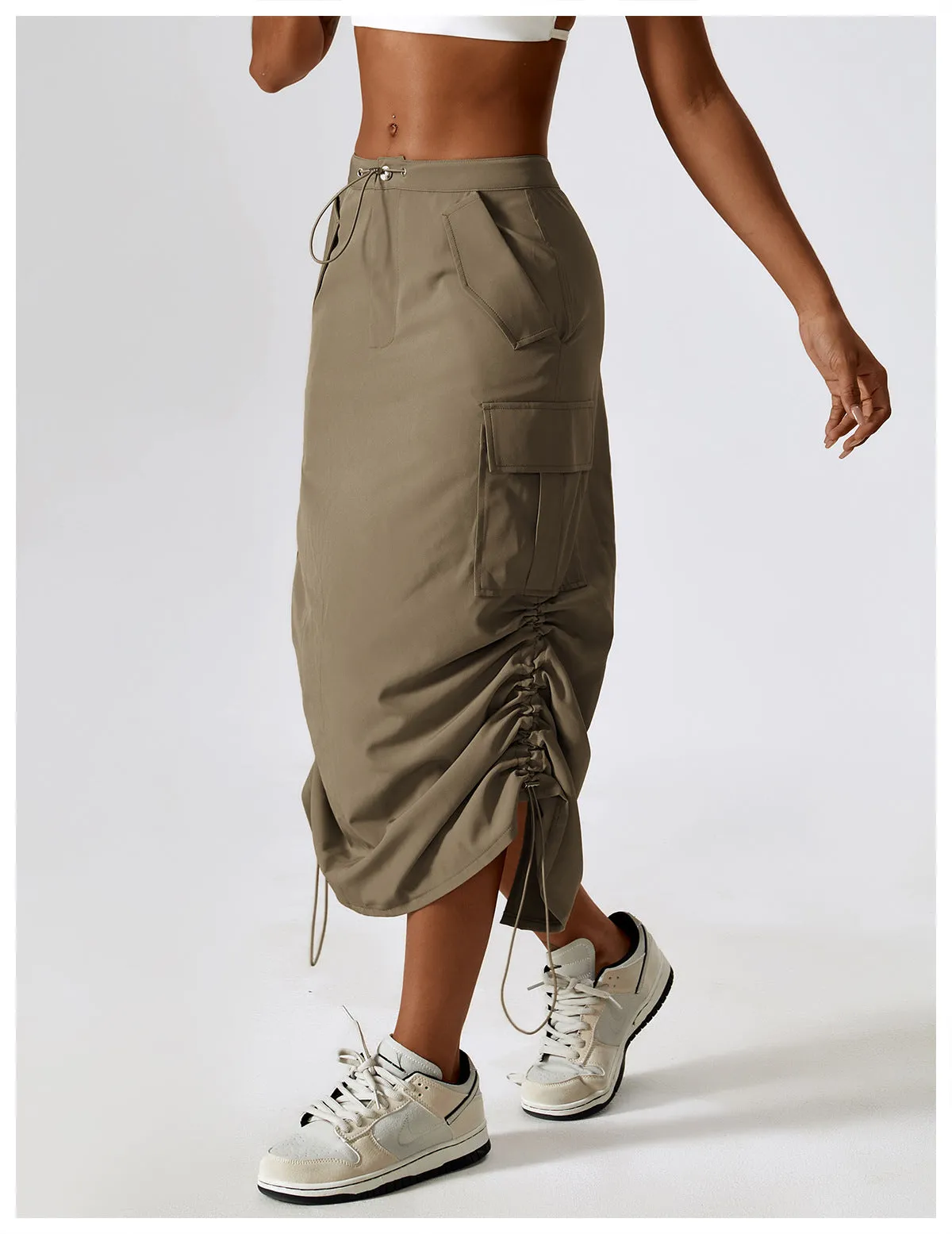 Relaxed Casual Cargo Skirt