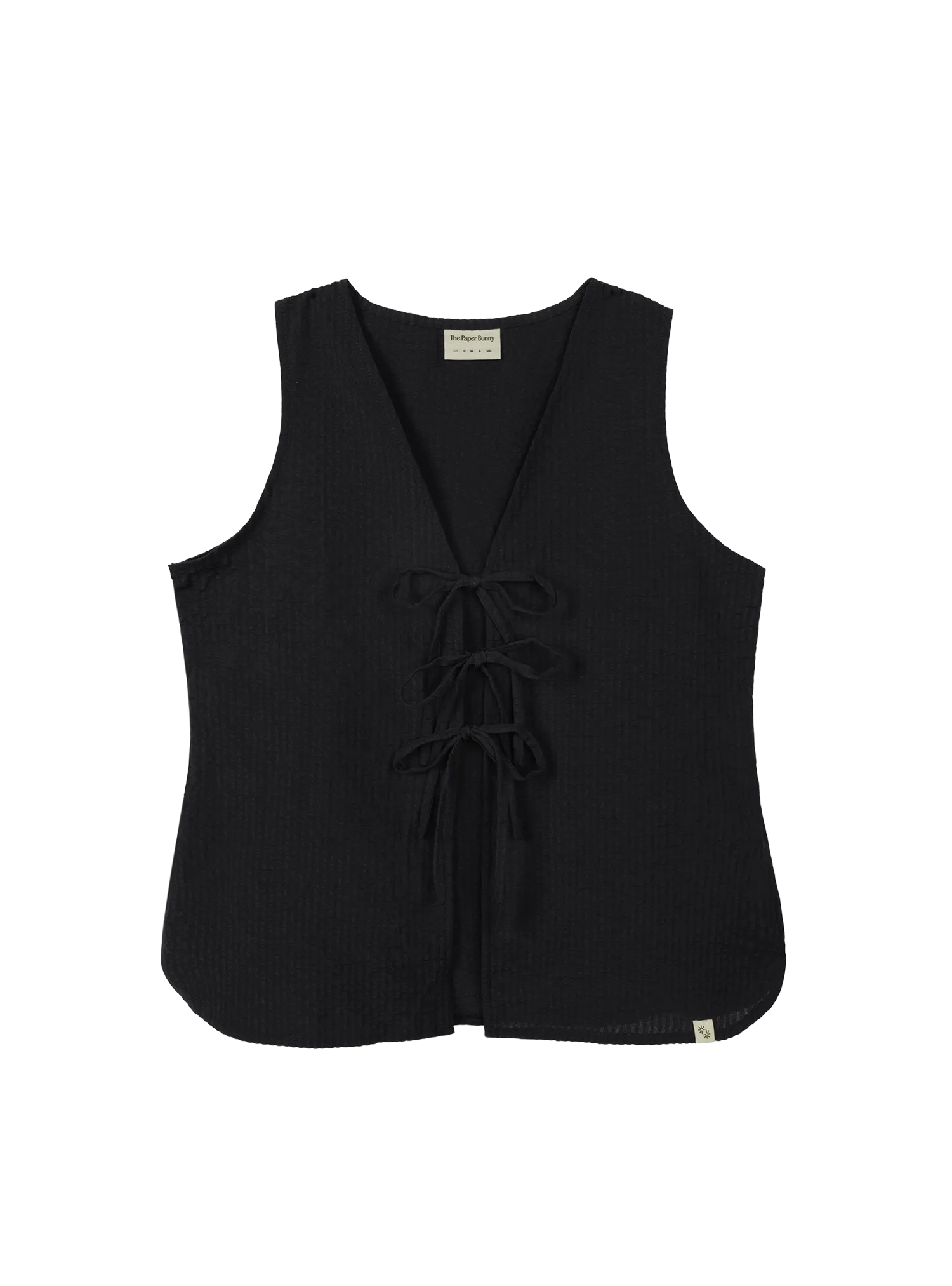 Relaxed Tie Vest (Nori)