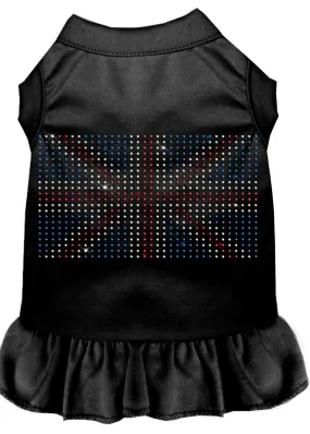 Rhinestone British Flag Dress Black Xxl (18)