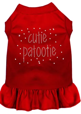 Rhinestone Cutie Patootie Dress Red Xxxl (20)