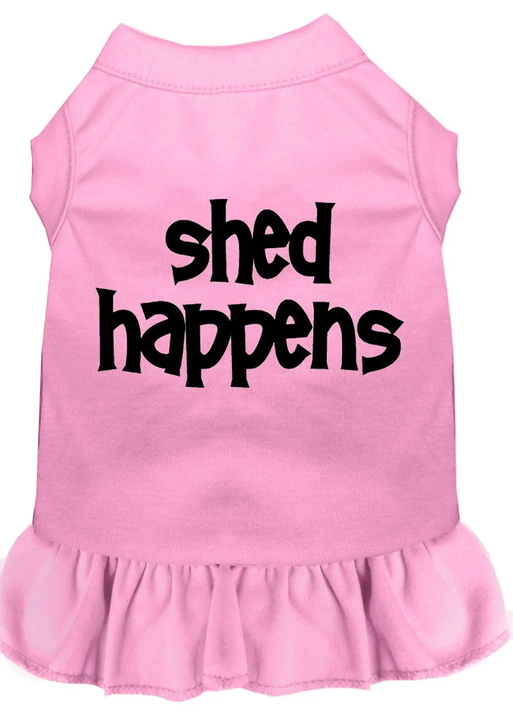 Shed Happens Screen Print Dress Light Pink Sm (10)