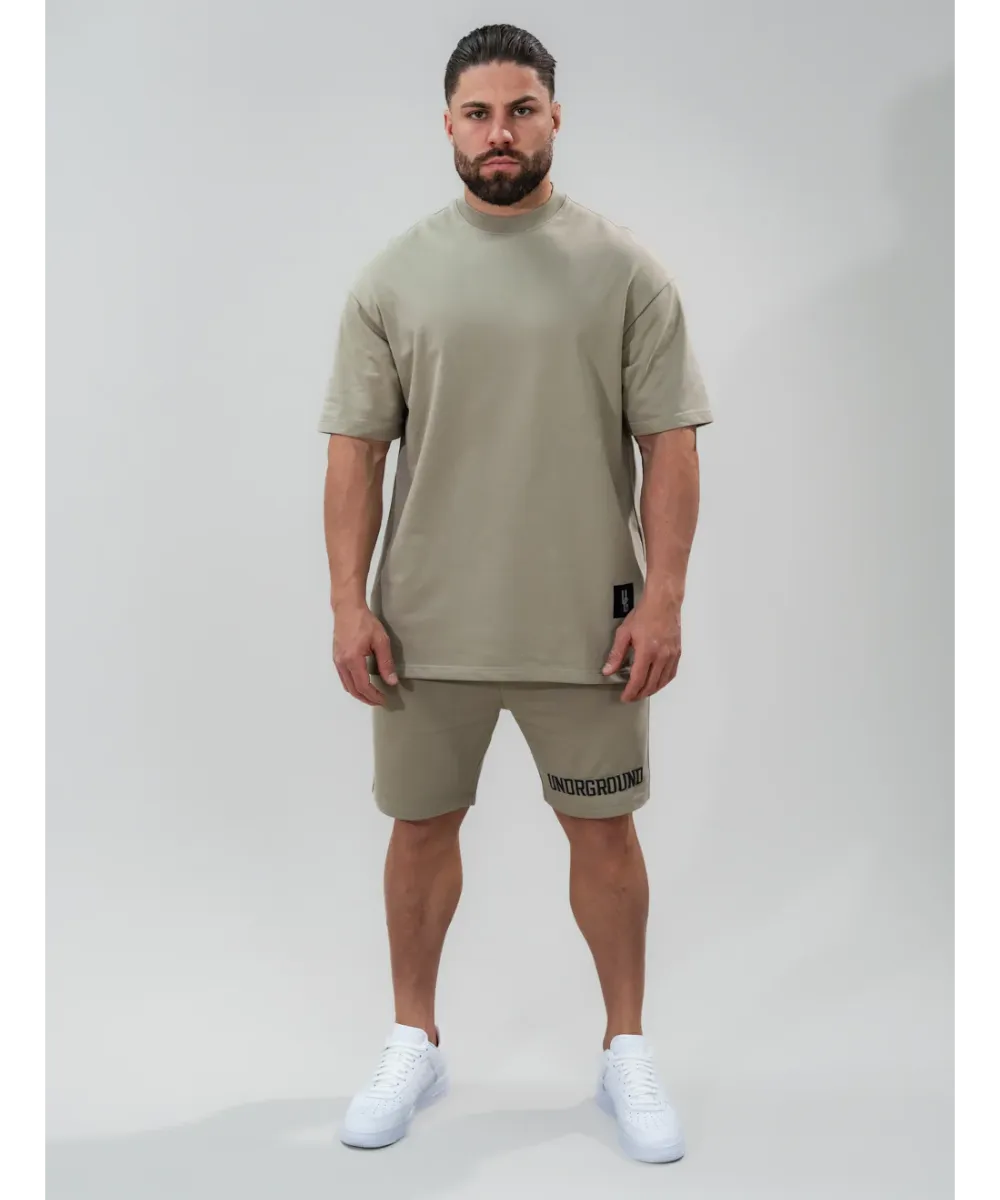 UNDRGROUND Relaxed Fit Tee (Khaki)