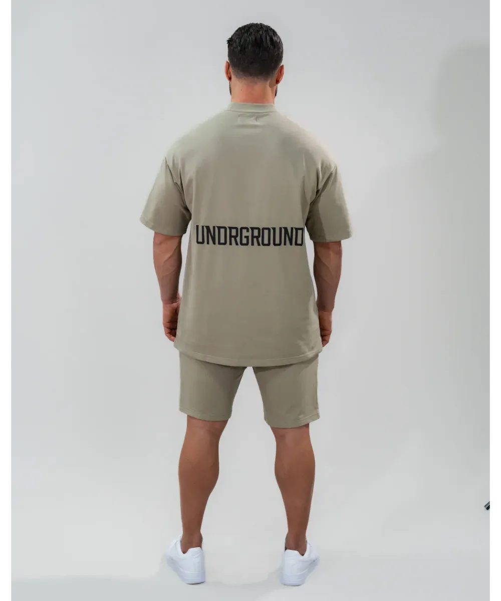 UNDRGROUND Relaxed Fit Tee (Khaki)