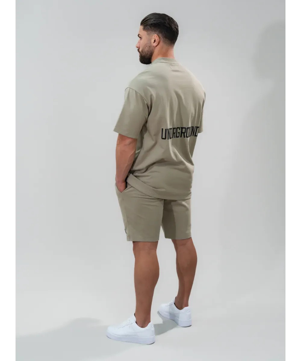 UNDRGROUND Relaxed Fit Tee (Khaki)